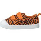 Orange Sneakers Clarks City Bright T Tiger Print