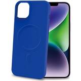 Turkis Mobiltilbehør Celly Chromog MagSafe Cover iPhone 15 Plus Blå
