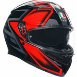 AGV Motorcykelhjelme AGV K3 Compound Black/Red Helmet