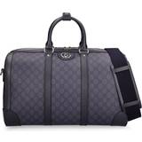 Gucci Blå Tasker Gucci Ophidia GG Small canvas duffel bag grey One size fits all