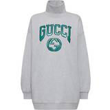 Gucci Polyamid Overdele Gucci Interlocking cotton jersey sweatshirt grey