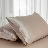 Sengetøj Shein 1pc Solid Color Pillowcase, Soft Pillow Cover Örngott Beige