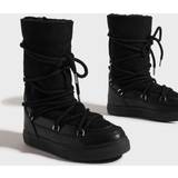 Snørestøvler INUIKII Vintersko Black Classic High Laced Boots & Støvler