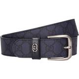 Gucci Tøj Gucci GG leather belt blue 110CM