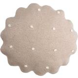 Lorena Canals Puder Lorena Canals Knitted Cushion Round Biscuit Børnepude Dune
