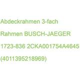 Busch-Jaeger Kabelclips & Fastgøring Busch-Jaeger 1723-836 Abdeckrahmen, Elfenbeinweiß
