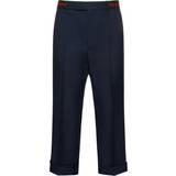 Gucci L Bukser & Shorts Gucci Web Stripe straight pants blue