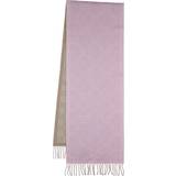 Gucci Dame Halstørklæde & Sjal Gucci GG wool scarf purple One fits all