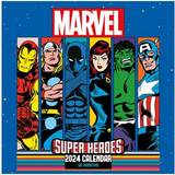 Vægkalendere Marvel Pyramid, Kalender, Kalender 2024 Super Heroes