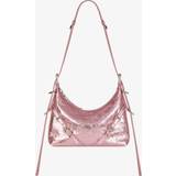 Givenchy Pink Håndtasker Givenchy Mini Voyou Bag In Laminated Leather