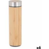Beige Termoflasker Kinvara Metal Bambus Termoflaske 0.5L