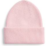 Colorful Standard men's merino wool chunky beanie hat faded pink