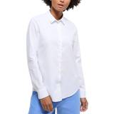 Jersey - Skjortekrave Overdele Eterna Jersey Shirt Blouse - White