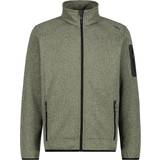 60 - Grøn - XXL Overdele CMP Jacket Jacquard Knitted 3H60747N Fleece jacket 58, olive