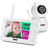 Babyalarmer Baby Monitor with Camera 1080P FHD