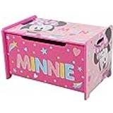 Disney Opbevaring Disney Minnie Mouse Deluxe Wooden Toy Box & Bench Children