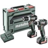 Sæt Metabo Combo Set 2.7.3 12 V BL 685228000 Batteri boremaskine, Batteri slagboremaskine 12 V 2 Ah Litium