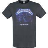 Amplified Metallica Ride The Lightning T-shirt - Charcoal