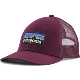 Lilla - Lærred Tøj Patagonia P-6 Logo LoPro Trucker Hat Night Plum