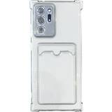 Transparent Covers med kortholder INF Mobilcover med kortholder Gennemsigtig Samsung S20FE