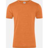 Orange - Uld Overdele Dovre T-shirt 100% økologisk uld orange