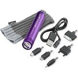 Veho Batterier & Opladere Veho 2200mah pebble purple smartstick emergency portable battery vpp-002-ssm