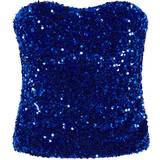 Stropløs Overdele Collected Oval Square Glitter Top - Surf The Web