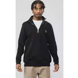 50 - Zebra Tøj Paul Smith 1/4 Zip Sweatshirt Black