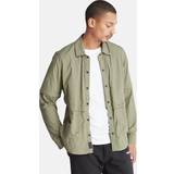 Timberland Nylon Overdele Timberland Durable Water Repellent 2-in-1 Overshirt For Men In Green Green