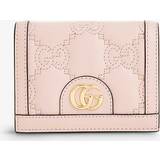 Gucci Tegnebøger & Nøgleringe Gucci Perfect Pink Matelassé Double G Leather Wallet
