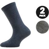 Undertøj Name It Wakta Wool/Vis 2P Sock Blue, Unisex, Tøj, Sokker, Blå 19-21