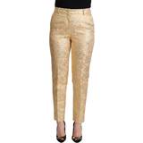 Blomstrede Bukser & Shorts Dolce & Gabbana Bukser Jeans Pink IT40/S