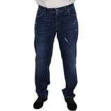 58 - Nylon Bukser & Shorts Dolce & Gabbana Blå Bomuld Bukser Jeans Blue IT58/XXL