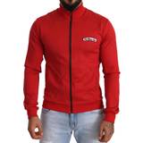 50 - Nylon Overdele Dolce & Gabbana Red DG Motor Club Zipper Stretch Sweater IT44