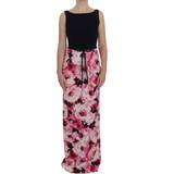 Lange kjoler - Silke - Sort Dolce & Gabbana Kjole Multicolor IT42/M