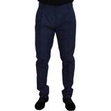 52 - Silke Bukser & Shorts Dolce & Gabbana Blå Bomuld Bukser Jeans Blue IT50/L
