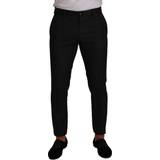 Cashmere - M Bukser & Shorts Dolce & Gabbana Uld Bukser Jeans Gray IT48/M