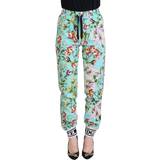 Blomstrede Bukser & Shorts Dolce & Gabbana Bukser Jeans Green IT36/XS