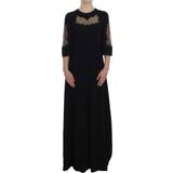 Dame - Lange kjoler - Silke Dolce & Gabbana Kjole Black IT38/XS-XS
