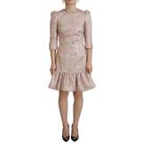 Dolce & Gabbana Pink Kjole Pink IT38/XS