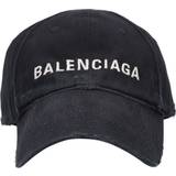 Balenciaga Dame Tilbehør Balenciaga Cap 1077 BLACK/WHITE
