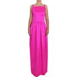 Silke Kjoler Dolce & Gabbana Silke Kjole Pink IT40/S