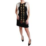 Silke - Sort Kjoler Dolce & Gabbana Black Fashion Devotion Sheath Mini Dress IT38