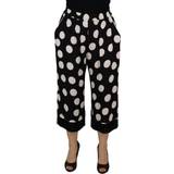 48 - Dame - Silke Bukser & Shorts Dolce & Gabbana Bukser Jeans Black IT48/XL