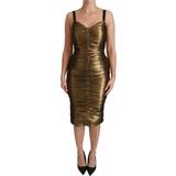 Elastan/Lycra/Spandex - Guld Kjoler Dolce & Gabbana Kjole Gold IT36/XS