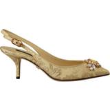 37 ½ - Sølv Højhælede sko Dolce & Gabbana Højhælede Sko Gold EU35/US4.5