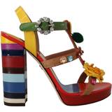 35 ½ - Multifarvet Hjemmesko & Sandaler Dolce & Gabbana Højhælede Sko Multicolor EU38.5/US8