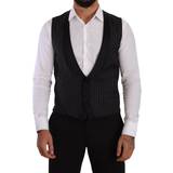 48 - Silke Overtøj Dolce & Gabbana Uld Vest Black IT48/M