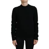 Dame - Silke - Striktrøjer Sweatere Dolce & Gabbana Sort Uld Sweater Black IT40/S