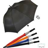 Polyester Paraplyer Falcone Golf Umbrella Reflecting Piping 102 cm Black Bestillingsvare, 6-7 dages levering